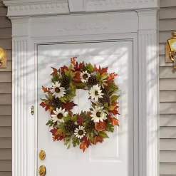 Outlet Kirklands Home Bountiful Sunflowers Autumn Blend Wreath Multi