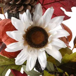 Outlet Kirklands Home Bountiful Sunflowers Autumn Blend Wreath Multi