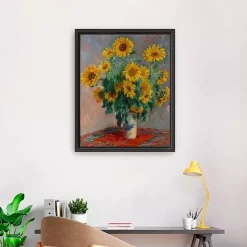 Online Kirklands Home Bouquet of Sunflowers Framed Canvas Art Print