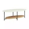 Hot Kirklands Home Bowie Wood and Metal Coffee Table