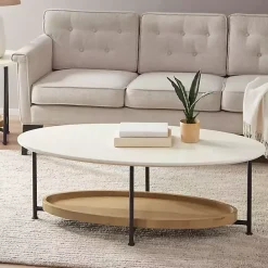 Hot Kirklands Home Bowie Wood and Metal Coffee Table
