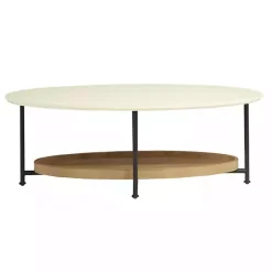 Hot Kirklands Home Bowie Wood and Metal Coffee Table