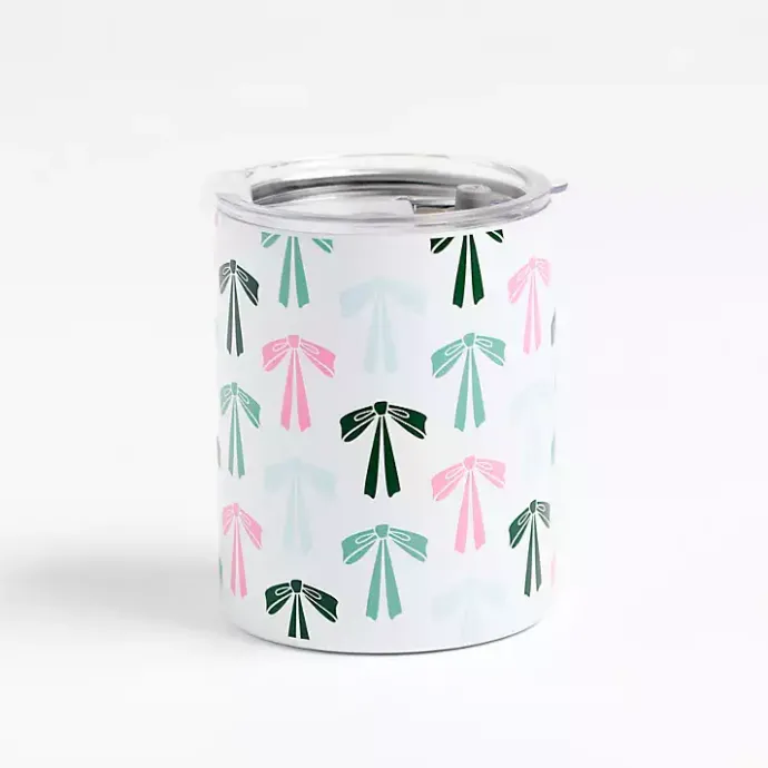 New Kirklands Home Bows 12 oz. Stainless Steel Tumbler