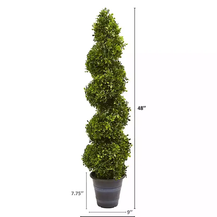 Best Kirklands Home Boxwood Spiral Topiary, 48 in.