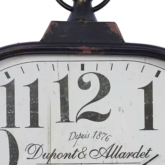 Hot Kirklands Home Brady Rustic Metal Wall Clock