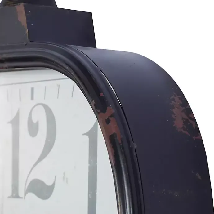 Hot Kirklands Home Brady Rustic Metal Wall Clock