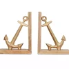 Kirklands Home Brass Anchor Bookends, Set of 2