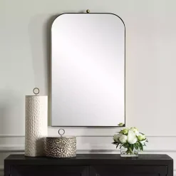 Outlet Kirklands Home Brass Cassidy Arch Wall Mirror