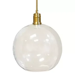 Online Kirklands Home Brass Glass Globe Pendant Light Gold