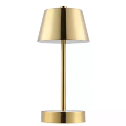 Best Kirklands Home Brass Rechargeable LED Table Lamp, 10 in. Gold