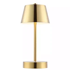 Best Kirklands Home Brass Rechargeable LED Table Lamp, 10 in. Gold