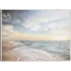 Clearance Kirklands Home Breathe Out Beach Framed Canvas Art Print