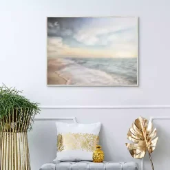 Clearance Kirklands Home Breathe Out Beach Framed Canvas Art Print