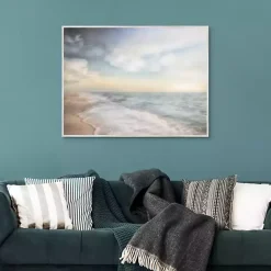 Clearance Kirklands Home Breathe Out Beach Framed Canvas Art Print