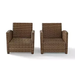 Best Kirklands Home Bren 2-pc. Chair Set with Sunbrella Cushions Brown