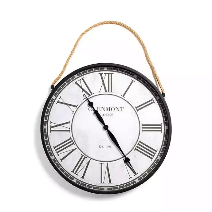 Hot Kirklands Home Brennan Rope Hanger Wall Clock