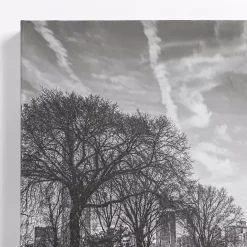 Outlet Kirklands Home Bridge in Central Park Canvas Art Print Gray