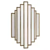 Outlet Kirklands Home Briggs Gold Metal Panels Wall Mirror