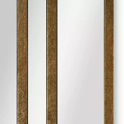 Outlet Kirklands Home Briggs Gold Metal Panels Wall Mirror