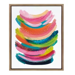 Hot Kirklands Home Bright Abstract Framed Canvas Art Print