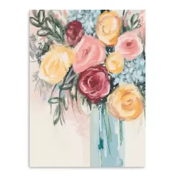 Clearance Kirklands Home Bright Florals Canvas Art Print