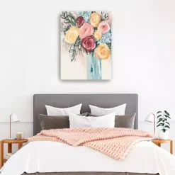 Clearance Kirklands Home Bright Florals Canvas Art Print