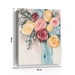 Clearance Kirklands Home Bright Florals Canvas Art Print