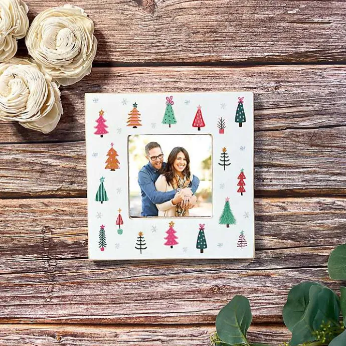 Best Kirklands Home Bright Tree Whimsy Wonderland Picture Frame, 4x4