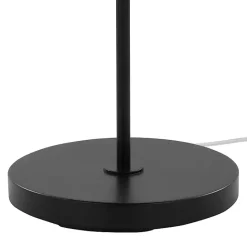 Outlet Kirklands Home Bronze and Seeded Glass Shade Floor Lamp Clear