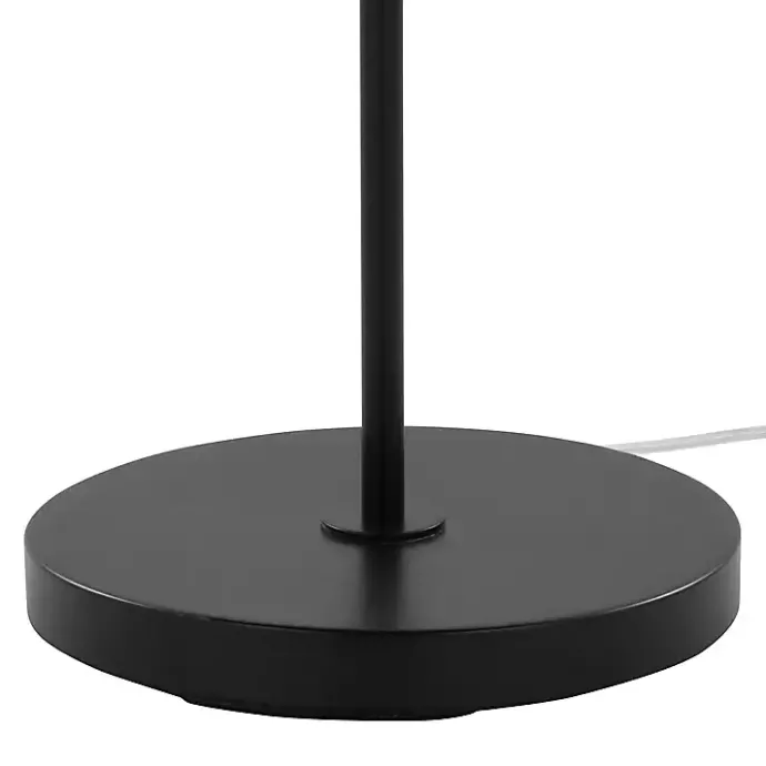 Outlet Kirklands Home Bronze and Seeded Glass Shade Floor Lamp Clear