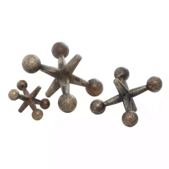 Clearance Kirklands Home Bronze Antique Jacks 3-pc. Figurine Set