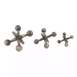 Clearance Kirklands Home Bronze Antique Jacks 3-pc. Figurine Set