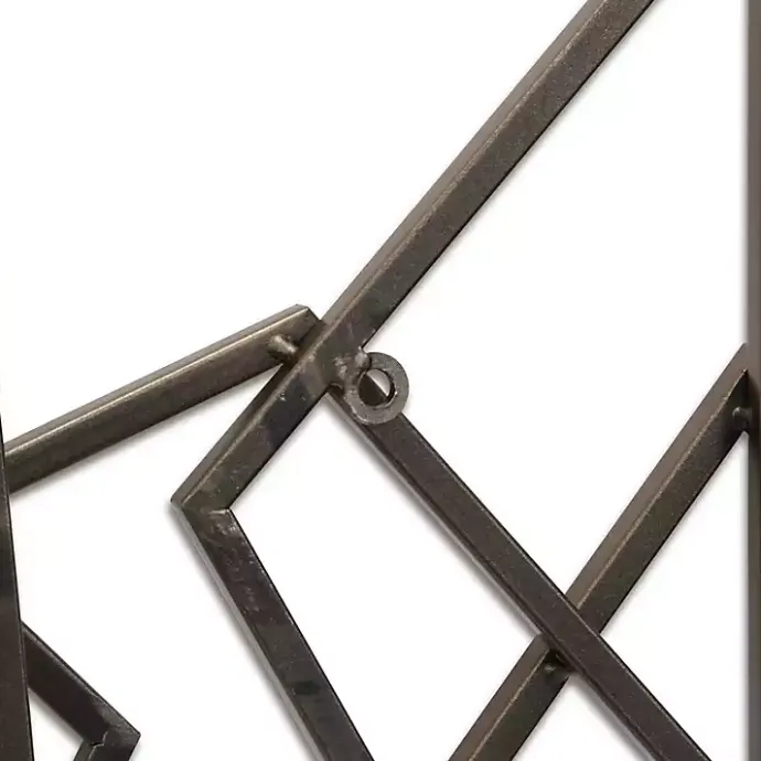 Outlet Kirklands Home Bronze Astraga Pentagon Plaque Brown