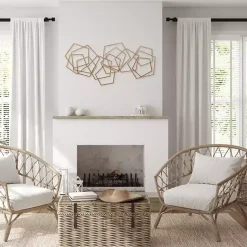 Outlet Kirklands Home Bronze Astraga Pentagon Plaque Brown