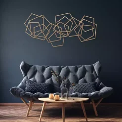 Outlet Kirklands Home Bronze Astraga Pentagon Plaque Brown