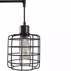 Online Kirklands Home Bronze Caged Metal 3-Tier Floor Lamp Brown