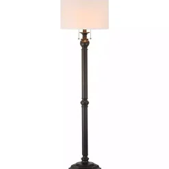 Clearance Kirklands Home Bronze Jessie Floor Lamp Ivory