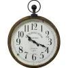 Kirklands Home Bronze Kensington Station Pocket Wall Clock