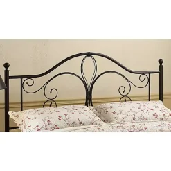 Hot Kirklands Home Bronze Meredith Metal Scroll Full/Queen Headboard Brown