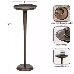 Best Kirklands Home Bronze Metal Alicia Accent Table Brown