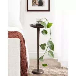 Best Kirklands Home Bronze Metal Alicia Accent Table Brown