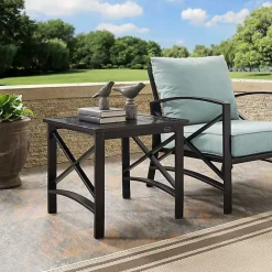 Sale Kirklands Home Bronze Metal Dayton Outdoor Side Table Brown