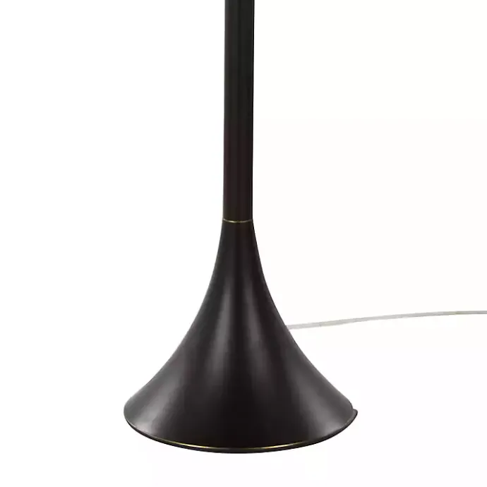 Best Kirklands Home Bronze Metal Hourglass Floor Lamp Brown