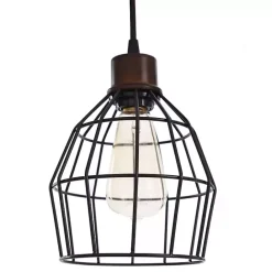 Best Kirklands Home Bronze Metal 3-Tier Floor Lamp Brown