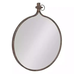 Outlet Kirklands Home Bronze Metal Yitro Wall Mirror Brown