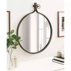 Outlet Kirklands Home Bronze Metal Yitro Wall Mirror Brown
