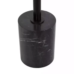 Kirklands Home Bronze Mirror Tabletop Round Cocktail Table Black