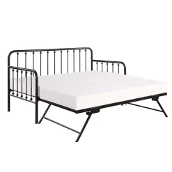 Hot Kirklands Home Bronze Spindleback Metal Trundle Day Bed Brown