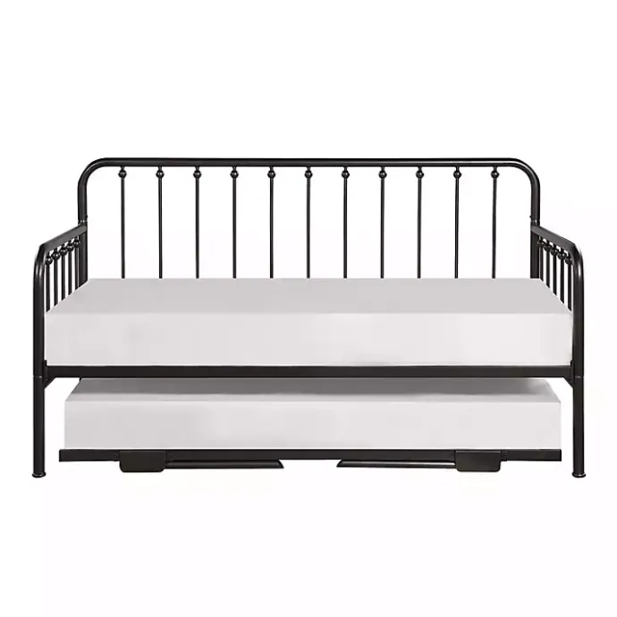 Hot Kirklands Home Bronze Spindleback Metal Trundle Day Bed Brown
