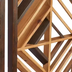 Best Kirklands Home Bronze Wood Geometric Wall Plaques, Set of 3 Tan